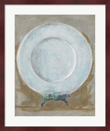 Framed Dinner Plate II Print