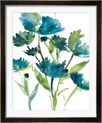 Framed Blueberry Blooms  I Print