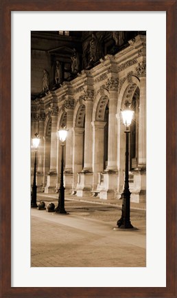 Framed Paris Lights II Print