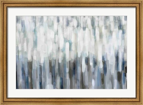 Framed Silver Rain Print