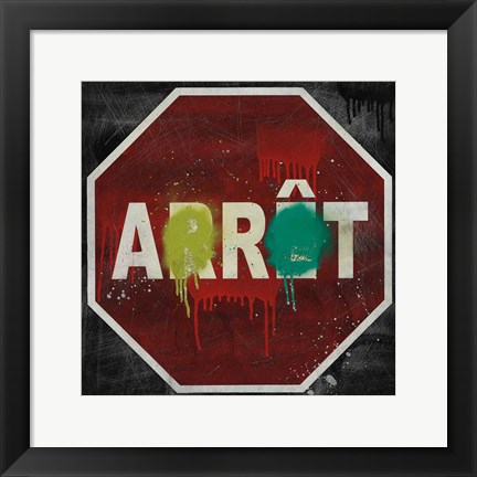 Framed Arret Print