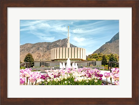 Framed Provo Temple Print