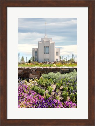 Framed Twin Falls Temple Print