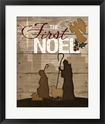 Framed First Noel Print