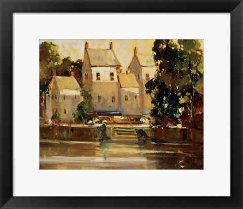 Framed Steps to the Manor Print