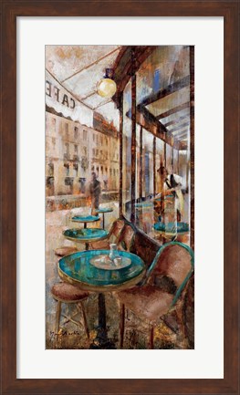 Framed Terraza Cafe de Flore Print