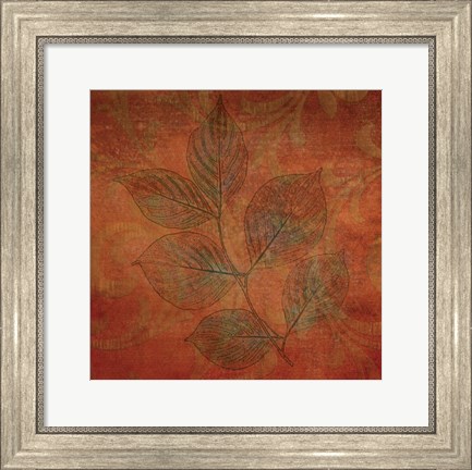 Framed Leaves of Autumn Print