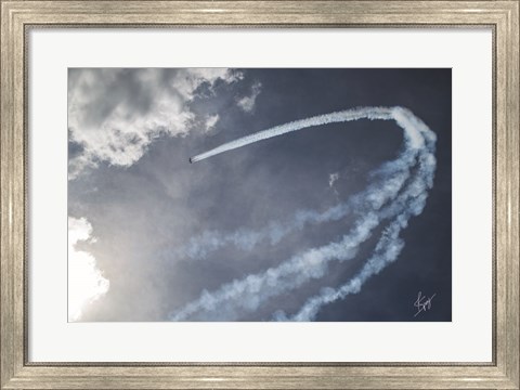 Framed Clouded Space Print