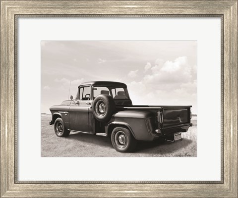 Framed Chevy Truck Print