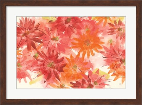 Framed Flowers Afield III Print