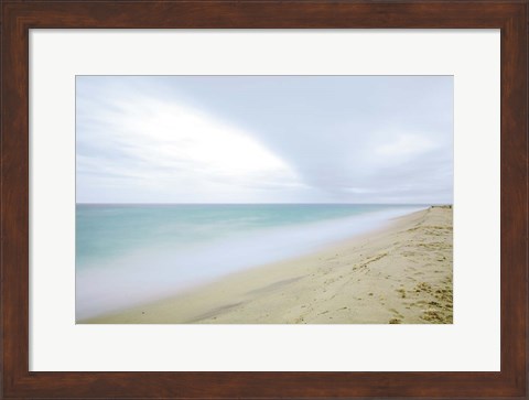 Framed Early Morning Beach Print