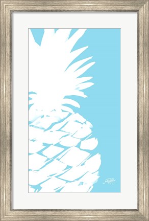 Framed Modern Pineapple I Print