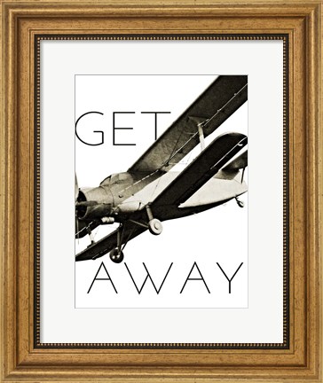 Framed Vintage Airplanes II Print