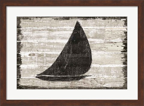 Framed Driftwood Coast I Print