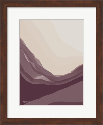 Framed Lavender Flow Print