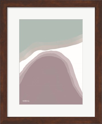 Framed Lavender Hill Print