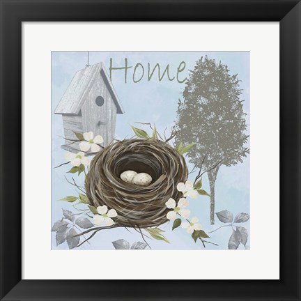 Framed Nesting Collection II Print