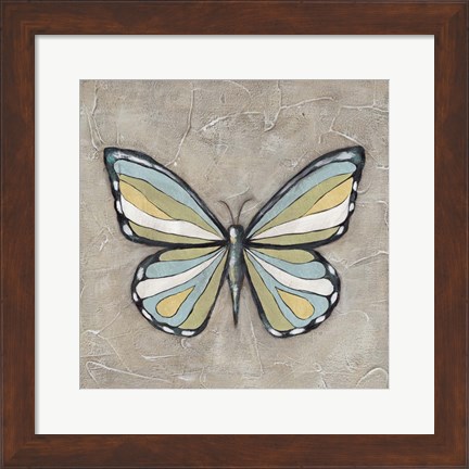 Framed Graphic Spring Butterfly II Print