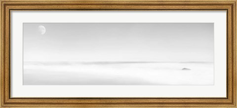 Framed Black &amp; White Water Panel XV Print