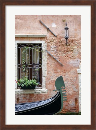 Framed Passing Gondola Print