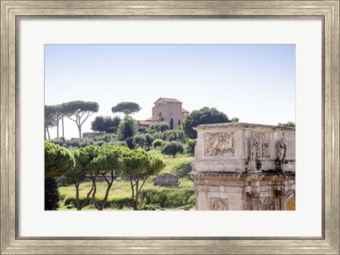 Framed Rome Landscape II Print