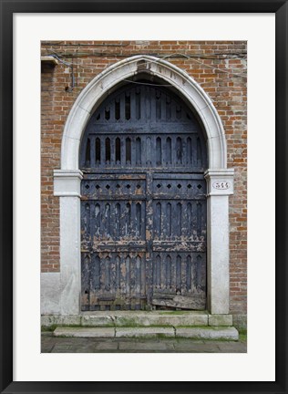 Framed Windows &amp; Doors of Venice V Print