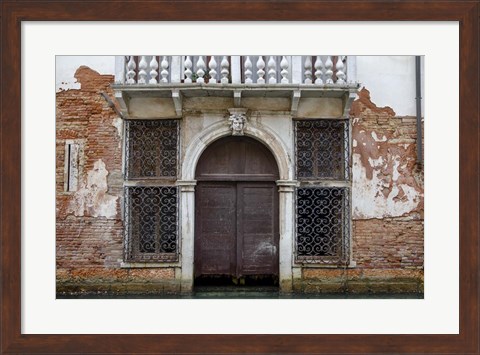Framed Windows &amp; Doors of Venice X Print