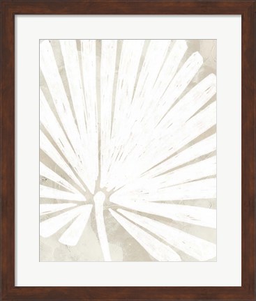Framed Linen Tropical Silhouette IV Print