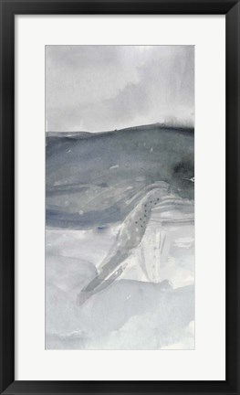 Framed Blue Whale Triptych II Print