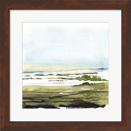 Framed Watercolor Everglade I Print