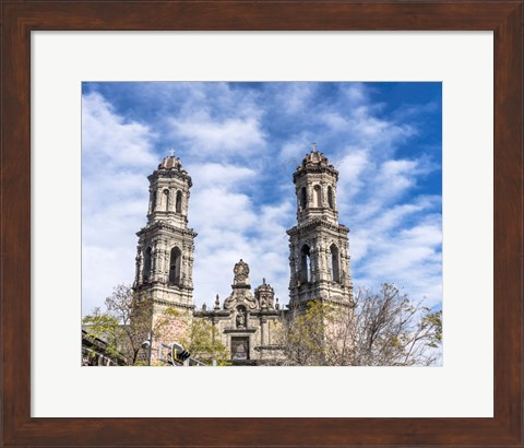 Framed San Hipolito Church, Mexico City Print