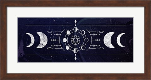 Framed Purple Moons Print