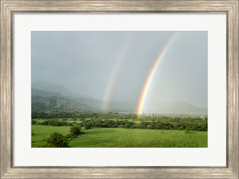 Framed Double Rainbow Print