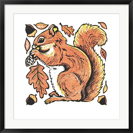 Framed Squirrel Print