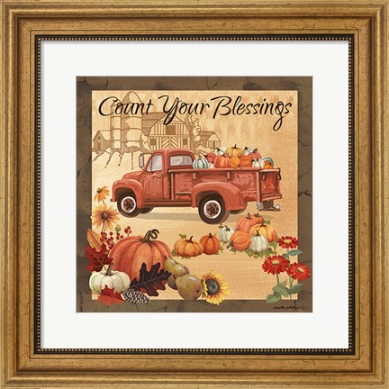 Framed Count Your Blessings II Print