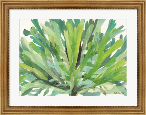 Framed Tropical Sea Grass 1 Print