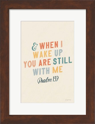 Framed Bible Saying IV Print