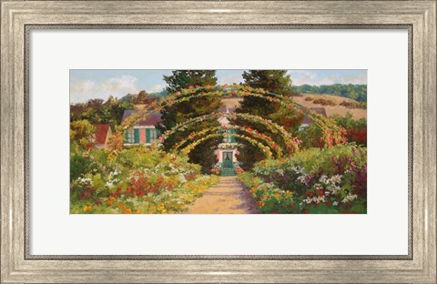 Framed Monet&#39;s Grand Entrance Print