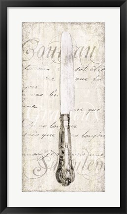 Framed Knife Print