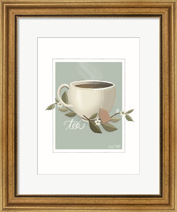 Framed Botanical Tea Print