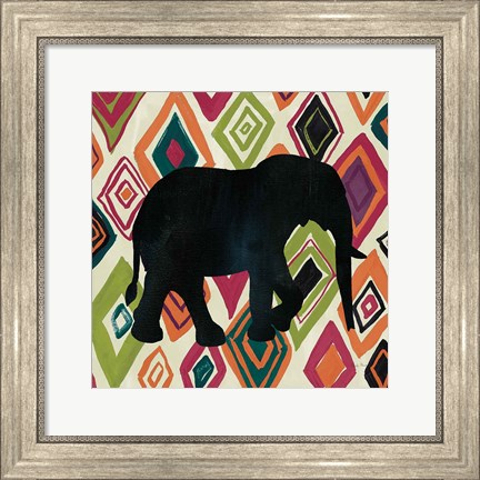 Framed African Animal I Jewel Print