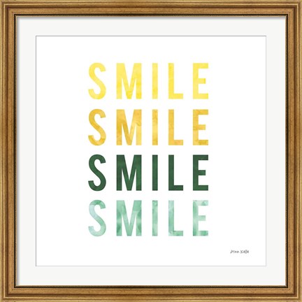 Framed Smile Smile Print