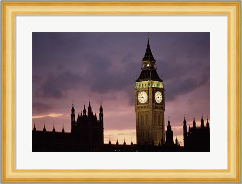 Framed Big Ben Palace Of Westminster London Print