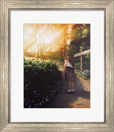 Framed Around The Bend Print