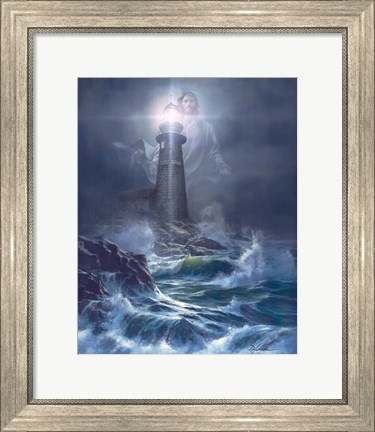 Framed Lord Is Light Print
