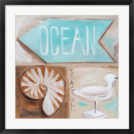 Framed Where&#39;s the Ocean? Print