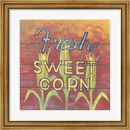 Framed Fresh Sweet Corn Print