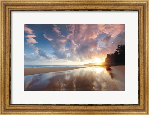 Framed Secret Beach Sunrise Print