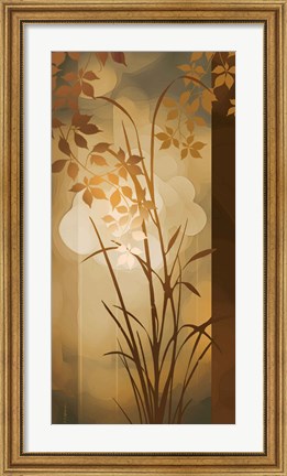 Framed Golden Heights I Print