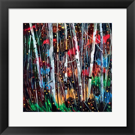 Framed Autumn Fireworks Print